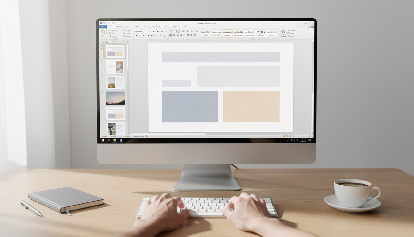 apprenez à créer un diaporama sur word facilement grâce à notre guide étape par étape, conçu pour tous les niveaux, sans besoin de logiciels supplémentaires.