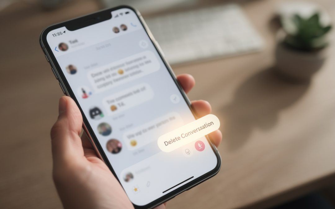 Comment supprimer une conversation discord facilement et rapidement