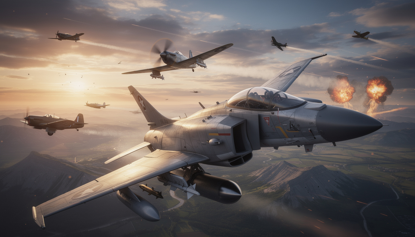 plongez au cœur de l'action avec notre sélection des meilleurs jeux d’avion de guerre pour vivre une expérience de vol immersive et intense.