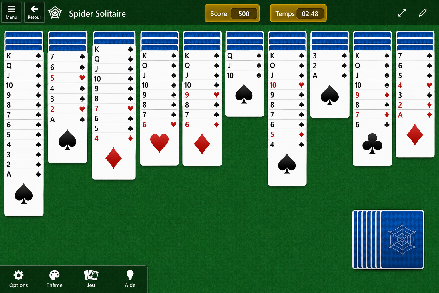 Découvrez comment jouer au spider solitaire bleu gratuit en ligne facilement Découvrez comment jouer facilement au Spider Solitaire Bleu gratuit en ligne et profitez d'une expérience de jeu fluide et captivante.