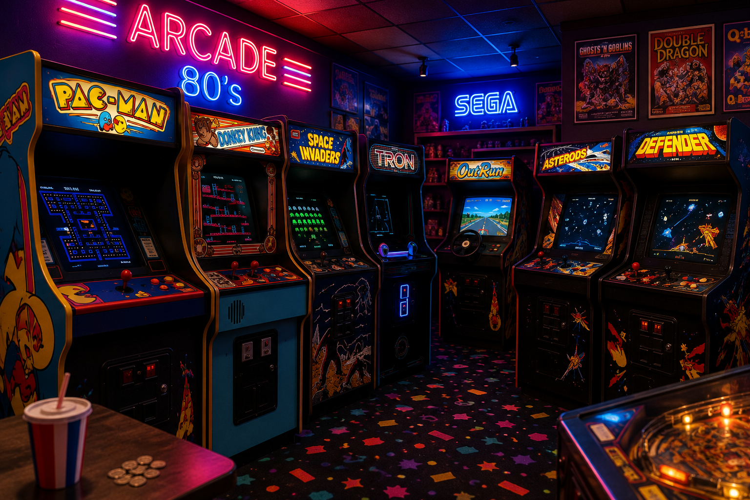Les jeux arcade des années 80 : retour sur une époque mythique Découvrez les jeux arcade des années 80, une époque mythique qui a marqué l'histoire du gaming avec ses classiques inoubliables.