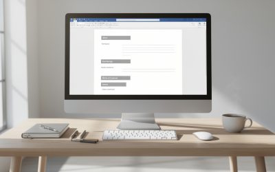Comment créer une table des matières automatique dans word facilement