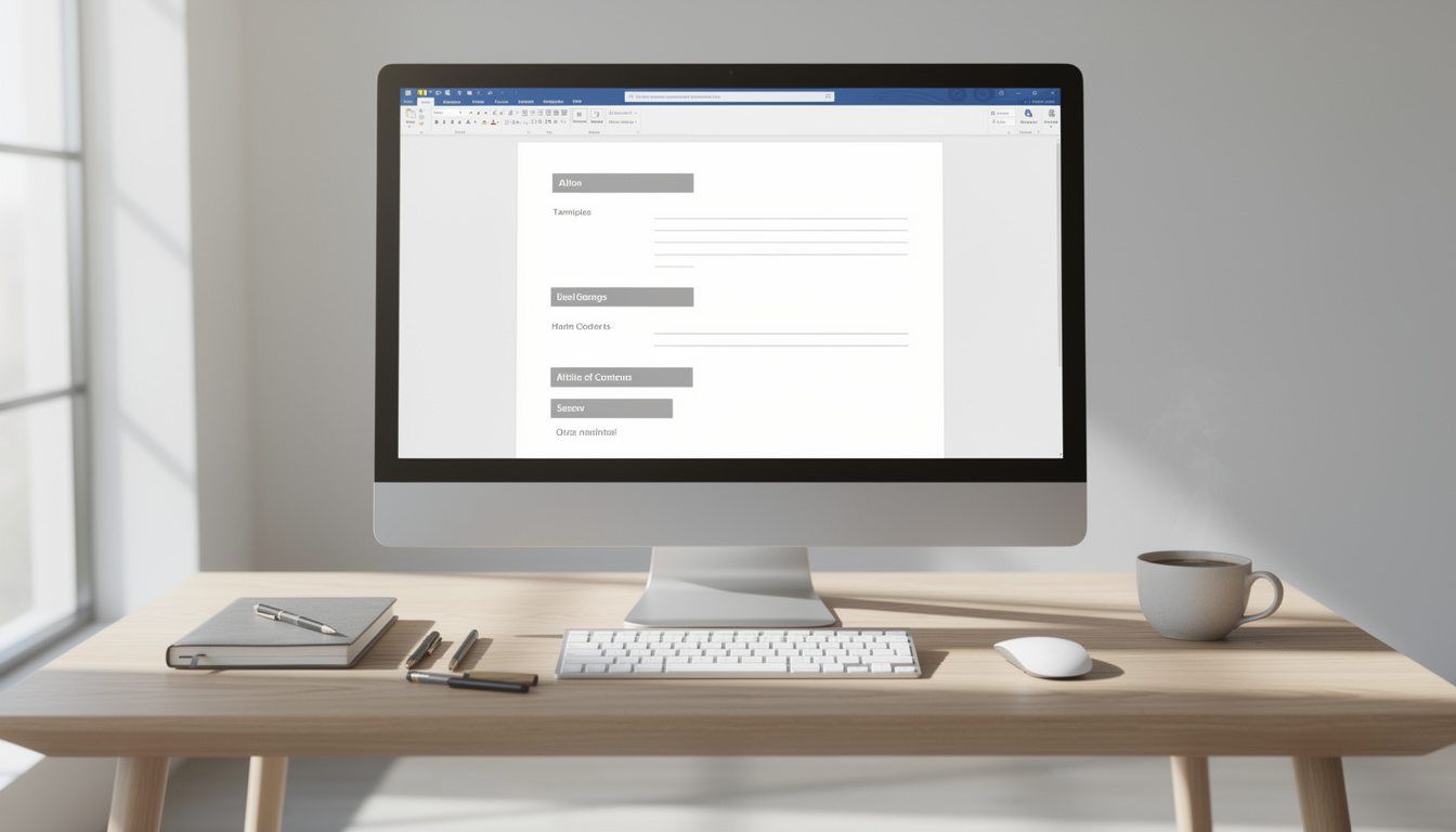 Comment créer une table des matières automatique dans word facilement apprenez à créer facilement une table des matières automatique dans word grâce à notre guide étape par étape, adapté à tous les niveaux.