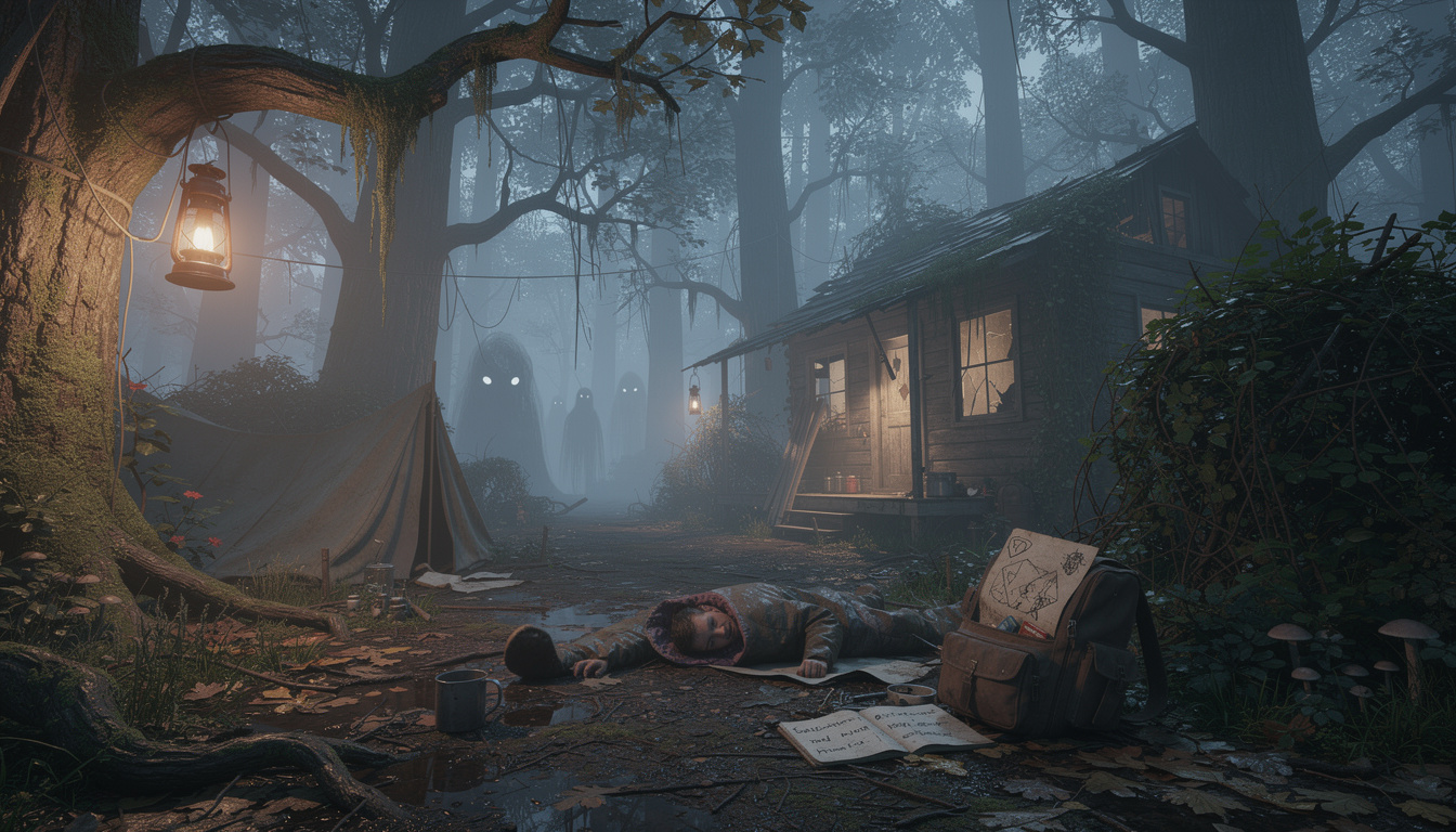 Escape game en forêt : plongez dans une aventure horreur immersive vivez une expérience unique avec notre escape game en forêt, une aventure immersive et pleine de suspense au cœur de l'horreur. parviendrez-vous à percer les mystères avant la fin du temps ?