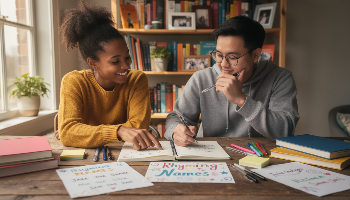 Jeu de rimes avec les prénoms : astuces pour créer des vers amusants découvrez des astuces pour créer des vers amusants en jouant avec les rimes des prénoms. un guide ludique pour stimuler la créativité poétique.