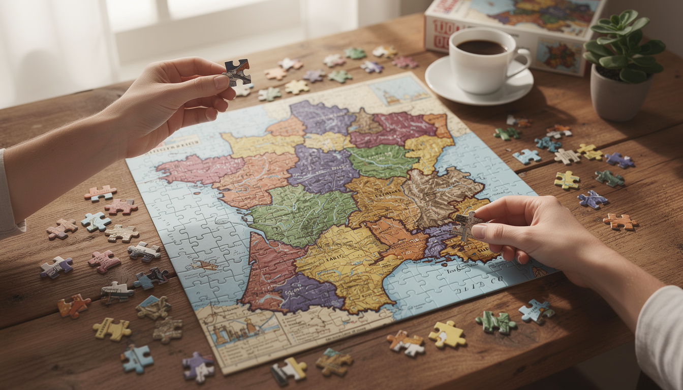 Puzzle carte de france 1000 pièces : comment choisir le modèle idéal pour s’amuser découvrez comment choisir le puzzle carte de france 1000 pièces idéal pour des heures de détente et de plaisir en famille ou entre amis.