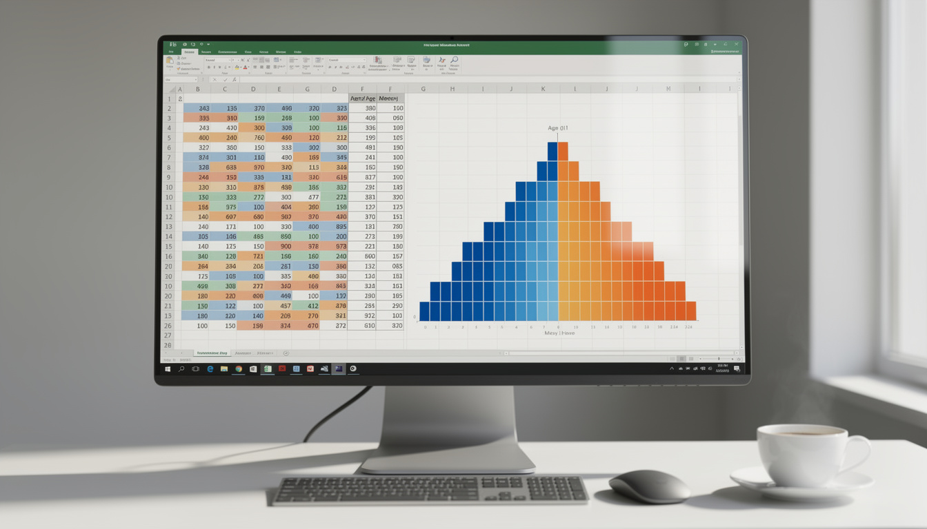 apprenez à créer facilement une pyramide des âges sur excel grâce à notre guide étape par étape, idéal pour visualiser la répartition démographique.