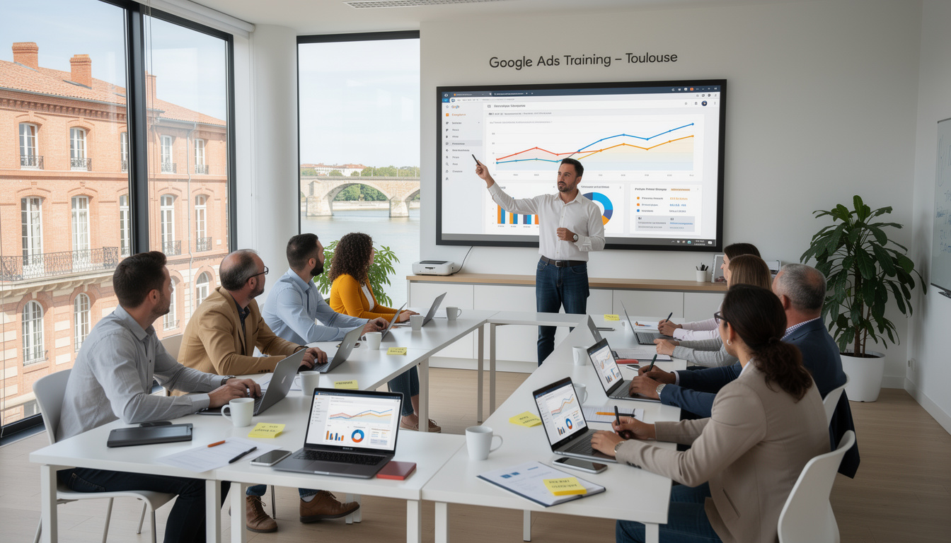 Formation google ads à toulouse : boostez votre visibilité en ligne découvrez notre formation google ads à toulouse et apprenez à optimiser vos campagnes publicitaires pour augmenter votre visibilité en ligne et attirer plus de clients.